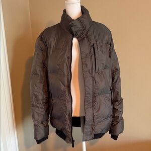 Tumi Men's Charcoal Puffer Jacket